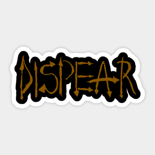 dispear Sticker